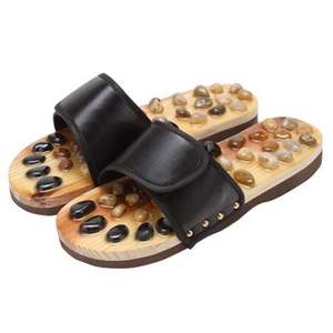 Pantofole da Casa JIANFAN <span class=keywords><strong>con</strong></span> <span class=keywords><strong>Pietre</strong></span> Aggiunte, Scarpe Antiscivolo, Suola Rigida in Legno - Product Image 1