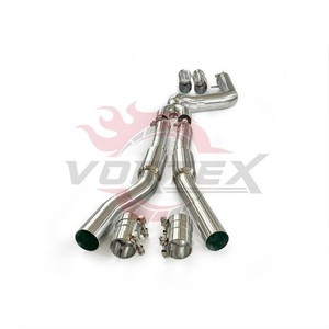 Tubo intermedio de alto rendimiento Vortex SS304 para BMW M240i G42 3.0T B58 2022-2025, escape de carreras de alto flujo, eliminación de resonador en la sección media - Product Image 4