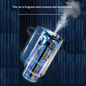 Diffuseur d'<span class=keywords><strong>air</strong></span> intelligent en alliage USB pour voiture, à suspendre, longue durée, subtil, très efficace, élimination des odeurs, aromathérapie high-tech - Product Image 5