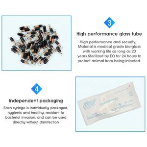 2.12X12Mm FDX-B Implantaten Microchip Dierlijke Chips Voor Hondenkatten Koeien Schapen Vee - Product Image 5