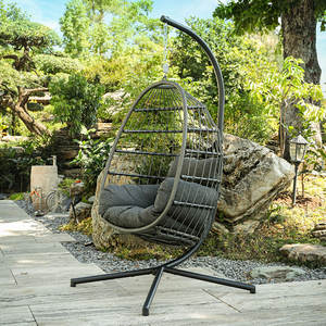 Derui Anti-corrosione metallo <span class=keywords><strong>altalena</strong></span> sedia a casa balcone parco sedia a dondolo protezione sole camera da letto ragazza appeso cesto <span class=keywords><strong>altalena</strong></span> per - Product Image 2