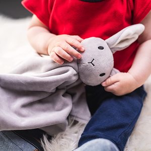 Chăn An Toàn Mới Cho Em Bé Chăn Nhồi Bông Mềm Cho Em Bé Chăn Cho Trẻ Tập Đi Unisex Với Chú Thỏ Đáng Yêu Ngọt Ngào - Product Image 4