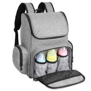 Échantillon gratuit Grand sac à langer avec matelas à langer Sacs à langer de voyage multifonctionnels pour bébés de haute qualité - Product Image 2