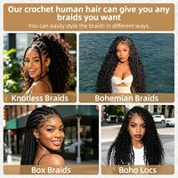 Extensiones de Cabello Humano con Ondas Profundas, Listas para Enviar, con Acabado Invisible sin Nudos, Integración Perfecta, Nudos Milagrosos