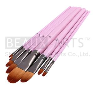 Poils synthétiques de Sable en acrylique, lot de pinceaux pour artiste, <span class=keywords><strong>Gouache</strong></span> et peinture à l'aquarelle, livraison gratuite - Product Image 4