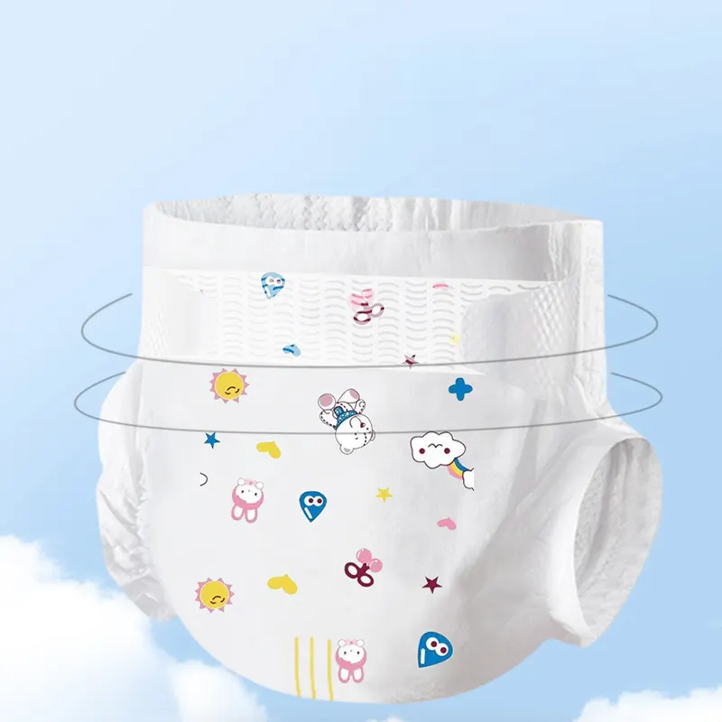 Personalized disposable high absorbency baby diaper disposable super soft baby pull up diaper pants