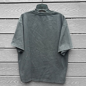 Summer Distressed Vintage Washed <strong>Men's</strong> Oversized T-shirts Custom DTG Screen Print Cotton Boxy Rhinestone Graphic t Shirt for <strong>Men</strong> - Product Image 2