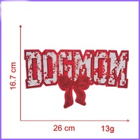 Patch brodé GOGMAMA à sequins grande taille, plusieurs couleurs, pour vêtements, sacs et jeans