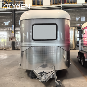 Diviseurs de camion américain miniature 2-4 couvercle en aluminium flottant boîte de Transport en acier pour remorque à chevaux vente de logements - Product Image 3