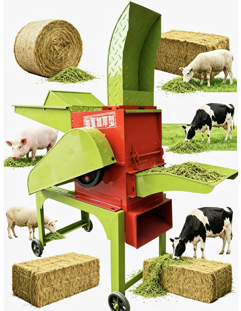 New High Efficiency Thickened Multifunctional Grass Chopper Shredder Hammer Mill Crusher Dual-Use Carbon Steel Widely Used