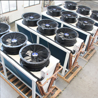Armoire de pré-refroidissement adiabatique à air sec, climatiseur à serpentin hermétique résistant aux hautes températures, boucle de glycol fermée à spirale