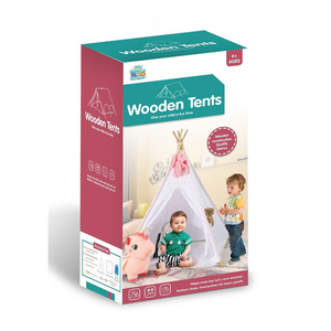 Jouets éducatifs indien <span class=keywords><strong>Tipi</strong></span> tente modèle enfants apprentissage Camping Unique <span class=keywords><strong>tipi</strong></span> tente jouets extérieur blanc avec lumière - Product Image 1