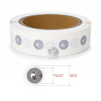 15mm NTAG213 NFC-Aufkleber 13,56MHz ISO14443A Nass-Inlay PET/PVC mit individuellem Logo für Social-Media-Promotion und Kontaktfreigabe
