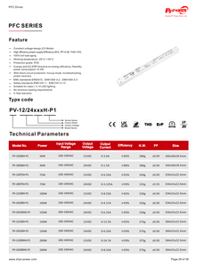 Controlador LED de 36W con Alto Factor de Potencia (PF>0.95), No Regulable, 100-240V/200-240VAC-DC, Transformador de 12V 24V, IP20, Plástico, CV, Fuente de Alimentación LED - Product Image 6