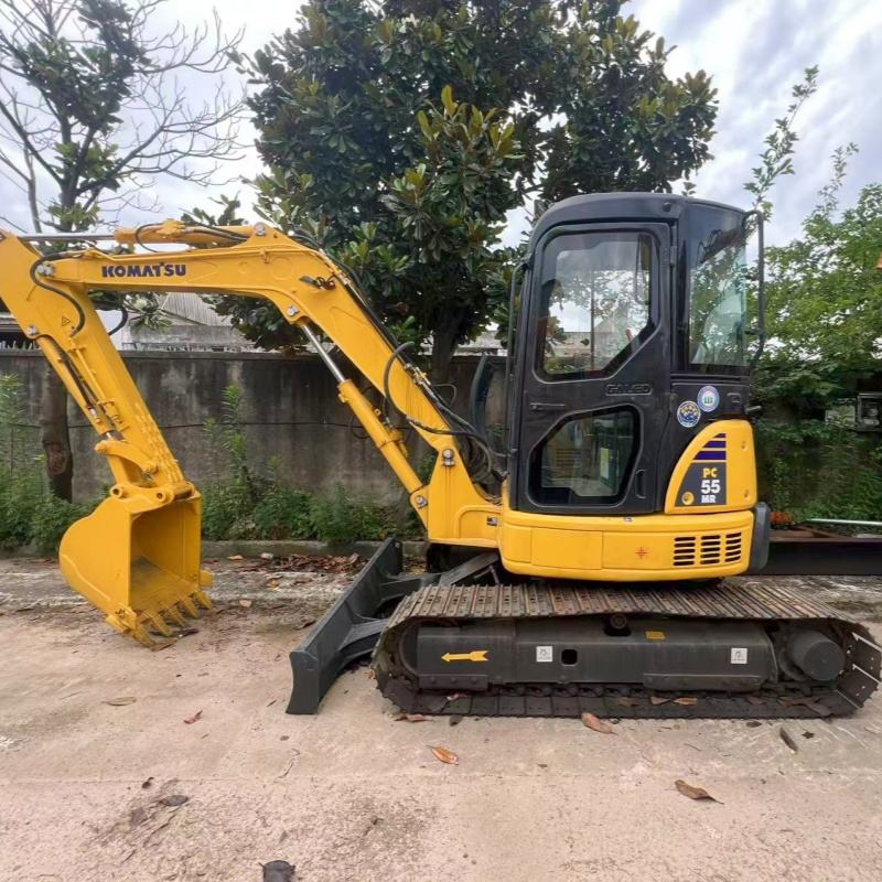 High Quality 5Ton Mini Used Komatsu Pc55 Crawler Excavator Second-Hand ...
