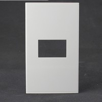 Module de panneau de façade vierge 1201 pour réseau industriel, module Ethernet à fibre optique, prise téléphonique et informatique pour câblage structuré