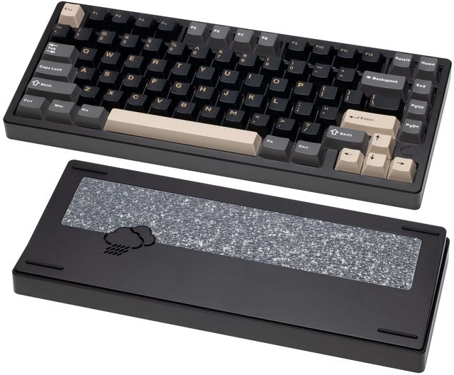 OEM ODM Rainy 75 CNC Aluminum Mechanical Keyboard with TripleMode Connectivity and Superior Acoustics