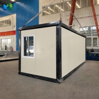 Maison préfabriquée pliable de type Z à faible coût, petite maison conteneur en acier pliable de 10 pi x 12 pi