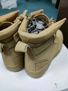 Botas Tácticas de Desierto TSB09 ORIGINALES PARASHOT en Microfibra de Gamuza Negra y Caqui, Precio Económico para Venta al Por Mayor - Product Image 5