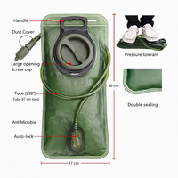 Kantong Air Minum 2L EVA Food Grade untuk Bersepeda, Lari, Hiking, Backpacking, Camping Outdoor