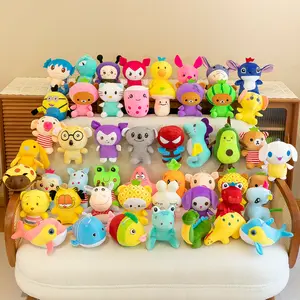 Cheap Wholesale Small Size Capsule Animal Soft Stuffed Plush Toy Shop Claw Machine Toys