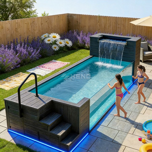 <span class=keywords><strong>Piscine</strong></span> <span class=keywords><strong>hors</strong></span> <span class=keywords><strong>sol</strong></span> préfabriquée en conteneur avec système de <span class=keywords><strong>filtration</strong></span> complet pour villas, hôtels et complexes hôteliers - Product Image 6
