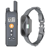 Collier de dressage pour chien à distance rechargeable, étanche, multi-modes, pour l'obéissance et la formation comportementale