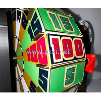 Rueda de la Fortuna Giratoria Manual de Madera Grande - Personalizable con Premios y Números para Juegos de Bingo, Eventos, Promociones y Programas de Televisión