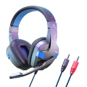SY860MV PS4 3.5mm kablolu kulaklık oyun kulaklık xbox kablolu PS4/5 oyun bilgisayar aşırı kulak işıklı anti şiddet kulaklık