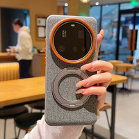 360 °   Funda Protectora Giratoria con Carga Inalámbrica Magnética y Protección de Cámara para Xiaomi 14 15 Ultra 17 Ultra