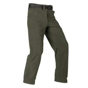Мужские Классические однотонные брюки с узорчатой вставкой, рабочие брюки, холщовые плотные брюки с двойным коленом на заказ