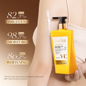 <span class=keywords><strong>Lotion</strong></span> corporelle Sadoer à la vitamine C hydratante et éclaircissante 400 ml Boîte pour les soins de beauté personnels pour le commerce de gros à l'exportation - Product Image 3
