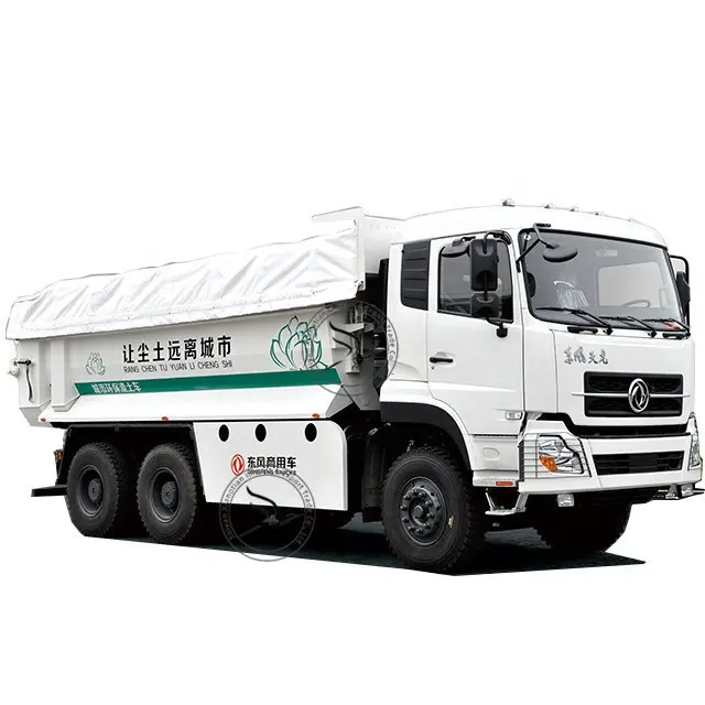 6X4 Dongfeng 20 Ton Dump Truck 10 Roda LNG Dumper