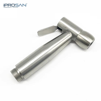 IProSan Douchette WC intelligente en acier inoxydable SS304, pulvérisateur de toilette anti-éclatement