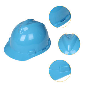 عالية الكثافة الأبيض الاطفال ضوء البلاستيك البناء الصلب قبعة خوذة أمان - Product Image 1