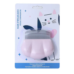 Pettine ad ago elastico a forma di gusci di <span class=keywords><strong>cane</strong></span> e gatto per rimuovere peli galleggianti e cadenti e nodi aperti - Product Image 4