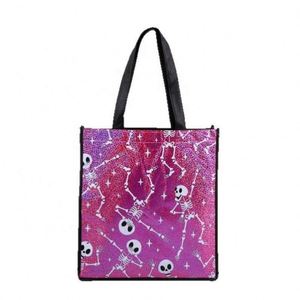 Sac fourre-tout non tissé personnalisé imprimé au laser pour Halloween, idéal pour le commerce de détail, les cadeaux et les vêtements - Product Image 2