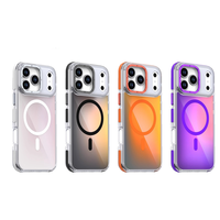 Nouvelle coque de téléphone magnétique IMD laser avec support d'appareil photo en métal Meracly pour iPhone 17 Pro Max 16 Plus 15 14 13 12 11
