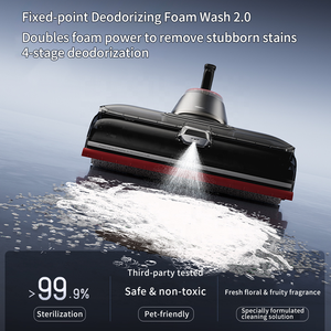 <span class=keywords><strong>Aspirateur</strong></span> Balai Humide et Sec <span class=keywords><strong>Dreame</strong></span> T60 Ultra, Puissance d'Aspiration 25000Pa, Brosse Rotative Lavable 90°C, Bras de Double Nettoyage IA, pour Voiture, Maison et Sols - Product Image 2