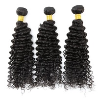 Lots de Cheveux Humains Ondulés Profonds, Cheveux Vietnamiens Bruts Alignés dans le Sens de la Cuticule, 100% Vierge Remy, Noir Naturel, 4 Lots en Gros