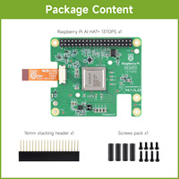 Raspberry Pi 5 HAT+ (26T) Official Build-in Hailo-8 AI Accelerator Development Board Quickly Build AI Applications B656