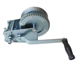 Winch Manual Baja Anti Karat 300kg Harga Ekonomis, Engkol Tangan 2 Arah, 2 Kecepatan, Tali Kawat Baja, Penarik Jangkar - Product Image 1