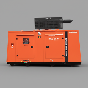 Groupe électrogène silencieux 125 kVA/100 kW comprenant un moteur Mahindra Power 61565G, couplé à un groupe électrogène de 125 kVA, 415 V - Product Image 1
