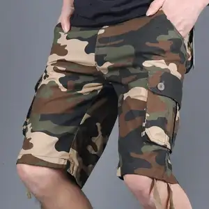 Men Denim Shorts Trousers Men's Jeans Cotton Camo Shorts For Men Camouflage Boys Shorts Summer Cargo Pants