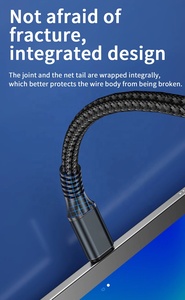Câble magnétique USB-C Type-C HNT <span class=keywords><strong>2M</strong></span> 100W PD à charge rapide, connecteurs nickelés, conducteur en cuivre pur, tressé en nylon pour <span class=keywords><strong>iPhone</strong></span> - Product Image 6