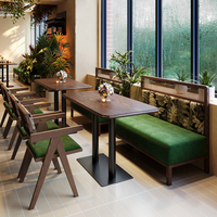 HUALIN Fabrication sur mesure de sets de salle à manger en bois massif pour restaurants (tables, chaises et banquettes)