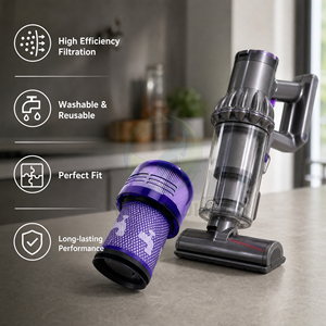 Filtros HEPA PET para Aspiradora <span class=keywords><strong>Dyson</strong></span> V12, Repuestos Compatibles para Uso Doméstico, Piezas de Repuesto para Aspiradora Eléctrica - Product Image 4
