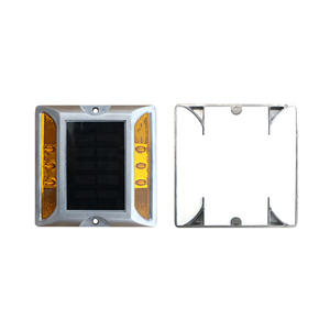 150 мм солнечные дорожные маркеры с кошачьими глазками Ip68 для проезда на подъездной дорожке, алюминиевые светодиодные Солнечные дорожные шпильки - Product Image 4