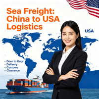 Plans d'expédition flexibles Fret maritime DDP Chine vers les États-Unis avec assistance et assurance 24h/24 et 7j/7 pour les ventes saisonnières