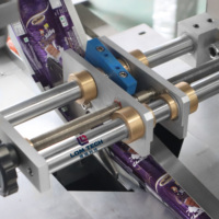 Longue durée de vie flowpack flux emballage oreiller sac fond plat burrito servomoteur automatique tortilla machine d'emballage
